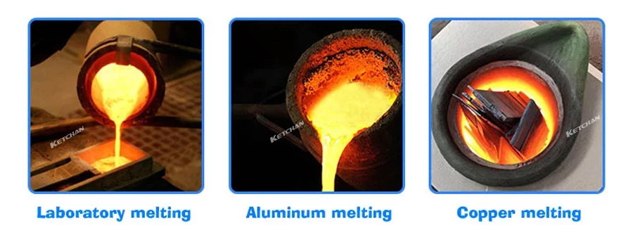 Medium frequency induction melting furnace application jpg webp KETCHAN Induction Medium Frequency Induction Melting Furnace