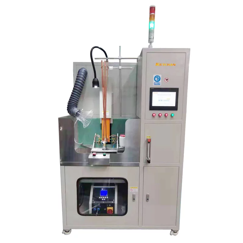 Automated Induction Brazing System jpg KETCHAN Induction Induction Brazing of Automotive Air Conditioner Aluminum Fittings
