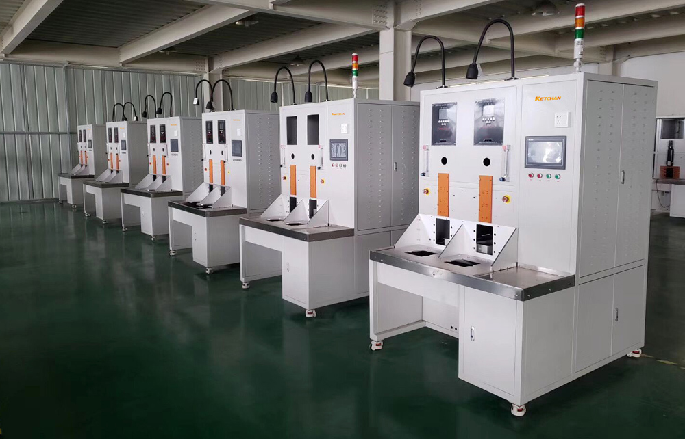 Double stations induction brazing machine 9 1 The Leading Induction Heating Machine Manufacturer Double Stations Induction Brazing Machine