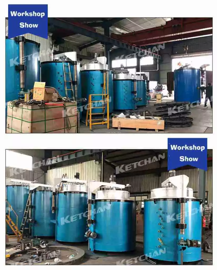 Well Type Tempering Furnace 2 KETCHAN Induction Well Type Tempering Furnace