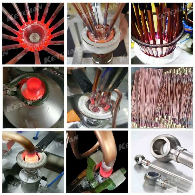 High Frequency Copper Brazing Equipment applications KETCHAN Induction High Frequency Copper Brazing Equipment