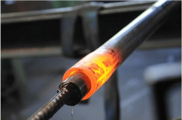 Induction Heating for Upsetting Pipe Tubing End 01