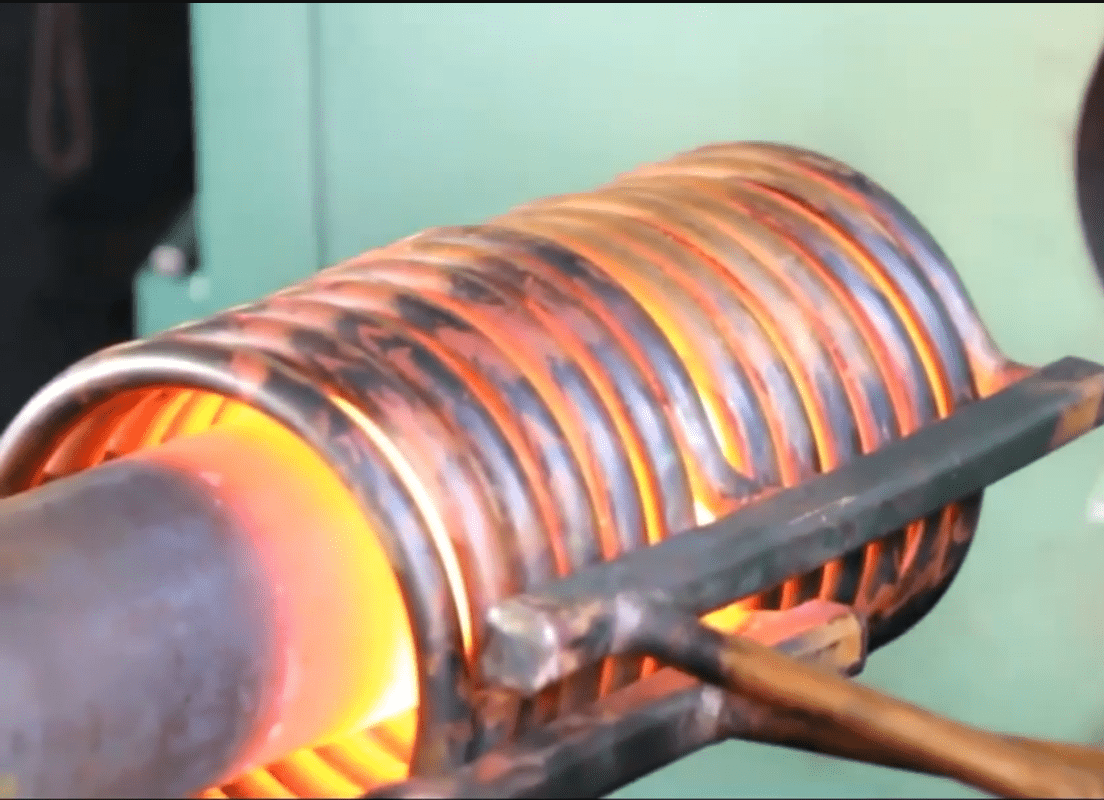 Induction Heating for Upsetting Pipe Tubing End 03