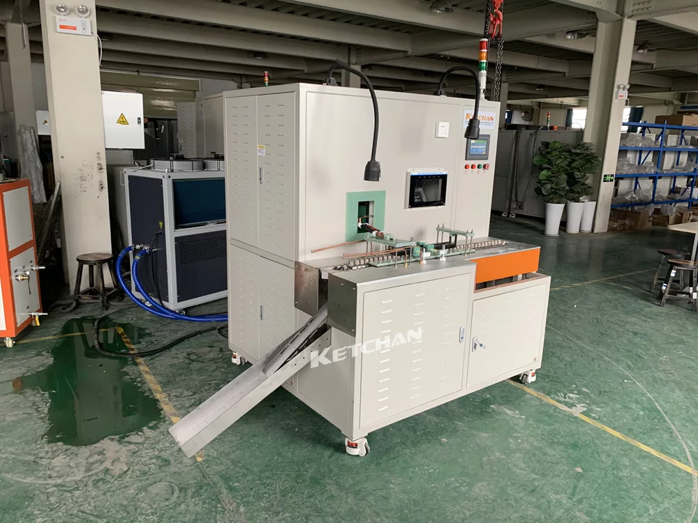 linear table automated induction brazing machine 1