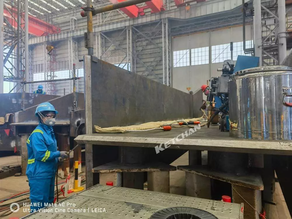Preheating before welding on offshore steel drilling platforms (2)