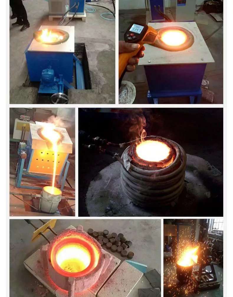 Induction furnace for copper melting