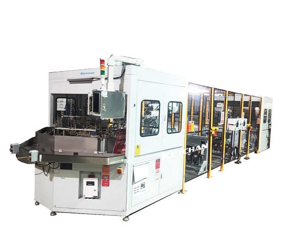 रोबोटिक टर्नटेबल प्रकार की स्वचालित फ्लेम ब्रेज़िंग मशीन1